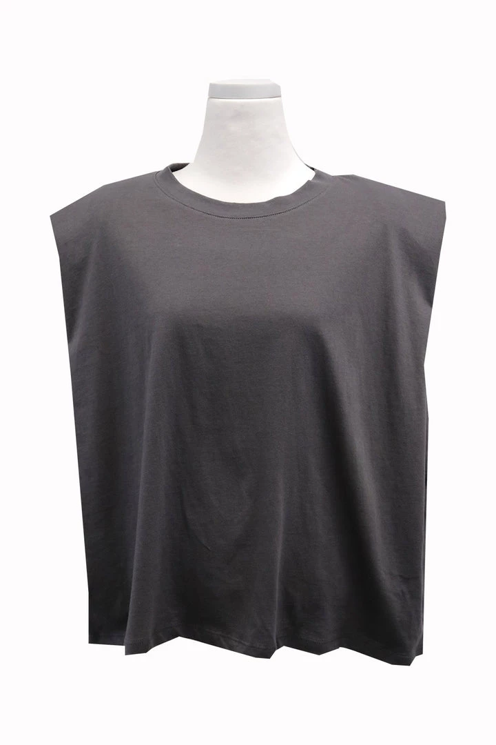 STORETS Elena Padded Shoulder T-shirt