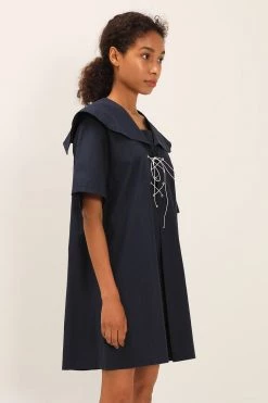 STORETS SALE CLOTHING Tinley Eyelet Lace Up Dress