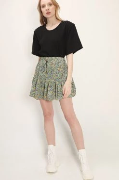 STORETS SALE Avery Floral Tiered Skort