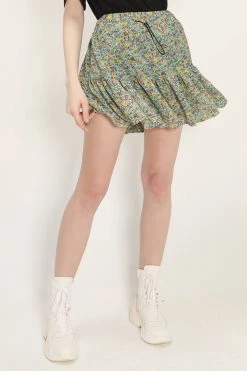 STORETS SALE Avery Floral Tiered Skort