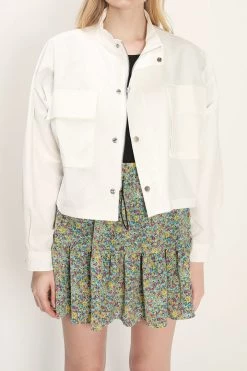 STORETS CLOTHING Erin Cropped Cargo Jacket