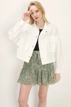 STORETS CLOTHING Erin Cropped Cargo Jacket