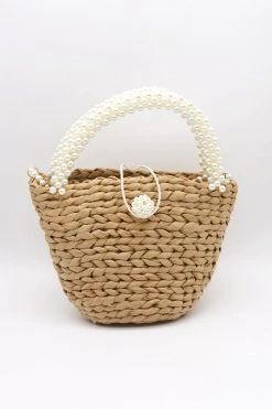 STORETS Faya Pearl Rattan Tote WHAT'S NEW
