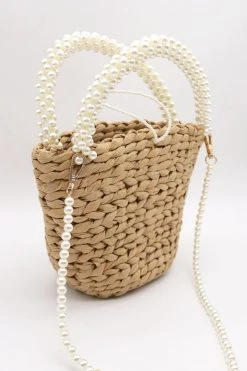 STORETS Faya Pearl Rattan Tote WHAT'S NEW