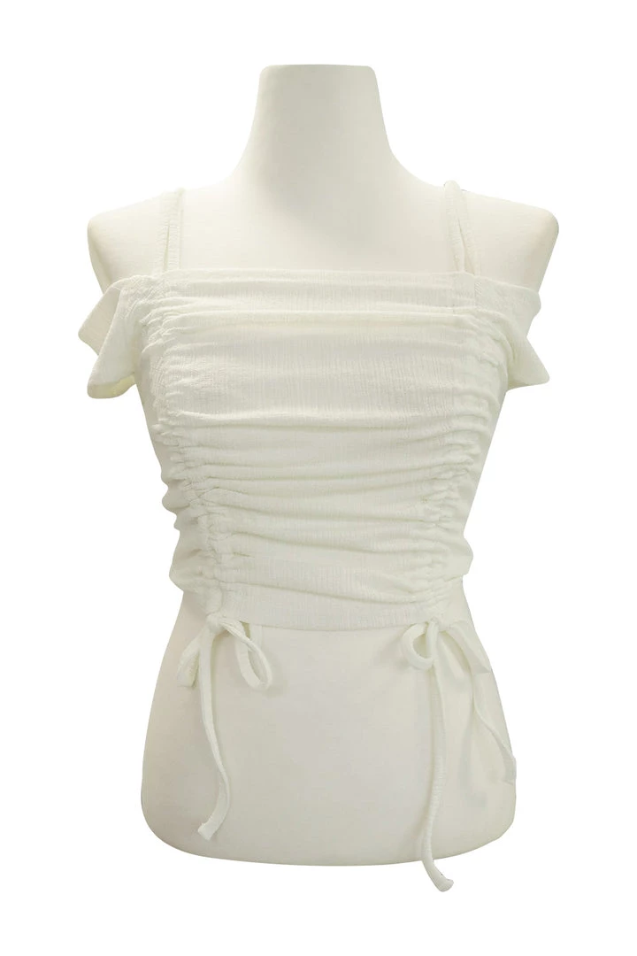 STORETS Evelyn Ruched Crop Top