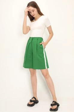 STORETS Hadley Side Line Linen Shorts