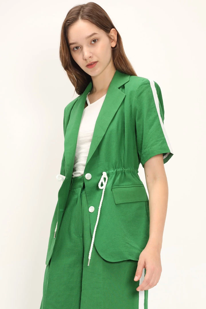 STORETS Hadley Side Line Linen Blazer CLOTHING