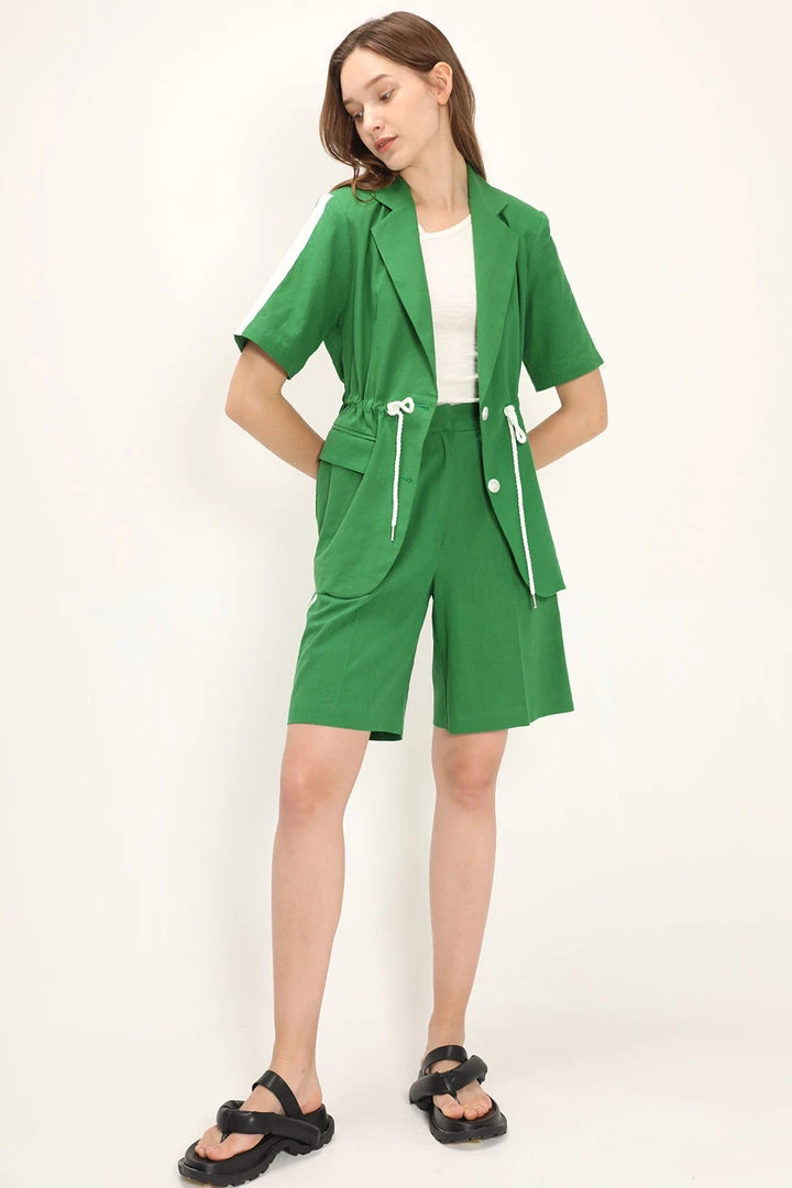 STORETS Hadley Side Line Linen Blazer CLOTHING