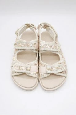 STORETS Elea Tweed Sandals