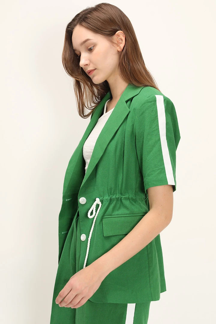 STORETS Hadley Side Line Linen Blazer CLOTHING