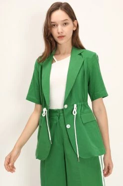 STORETS Hadley Side Line Linen Blazer CLOTHING