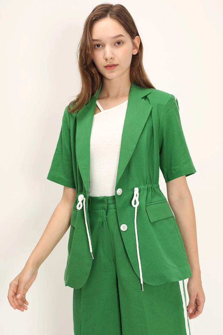 STORETS Hadley Side Line Linen Blazer CLOTHING