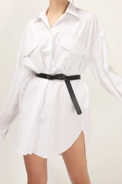 STORETS ACCESSORIES Stitch Pleather Belt