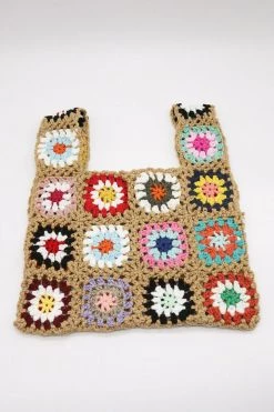 STORETS Johanna Granny Square Tote