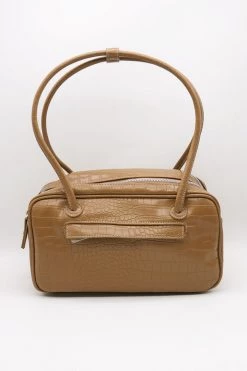 STORETS Gabi Faux Croc Shoulder Bag