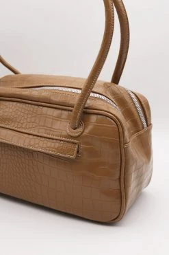 STORETS Gabi Faux Croc Shoulder Bag