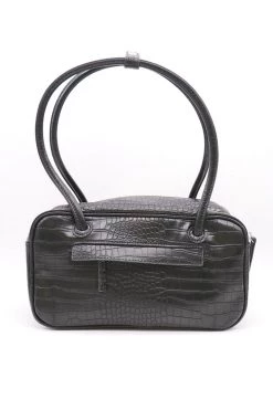 STORETS Gabi Faux Croc Shoulder Bag