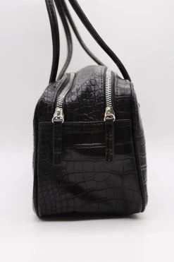 STORETS Gabi Faux Croc Shoulder Bag