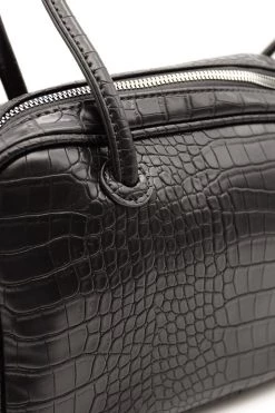 STORETS Gabi Faux Croc Shoulder Bag