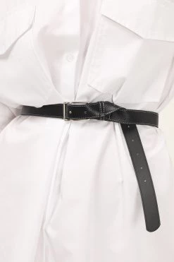 STORETS ACCESSORIES Stitch Pleather Belt