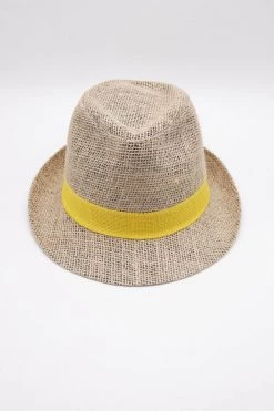 STORETS Morna Color Hand Straw Hat ACCESSORIES