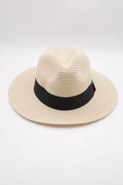 STORETS Jayma Banded Straw Hat