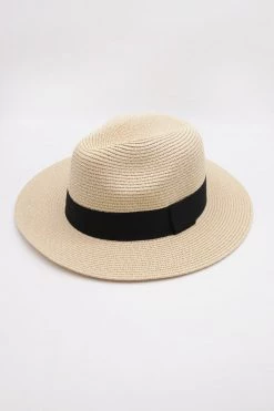 STORETS Jayma Banded Straw Hat