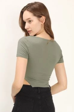 STORETS CLOTHING Reagan Squared Neck T-shirt