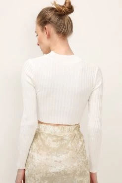 STORETS Kyra Choker Wrap Knit Top