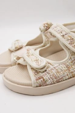 STORETS Elea Tweed Sandals