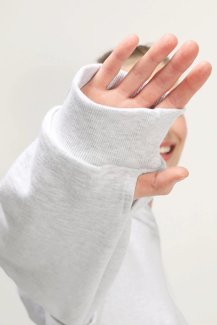 STORETS Kate Sleeve Cutout Hoodie Sweatshirt