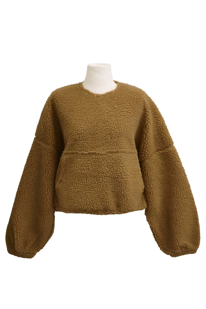 STORETS CLOTHING Hailey Pocket Borg Top