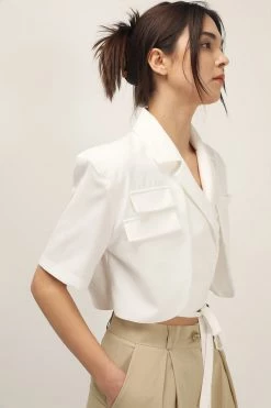 STORETS Macy Wrap Around Cropped Jacket