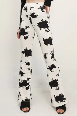 STORETS CLOTHING Bailey Printed Bootcut Pants