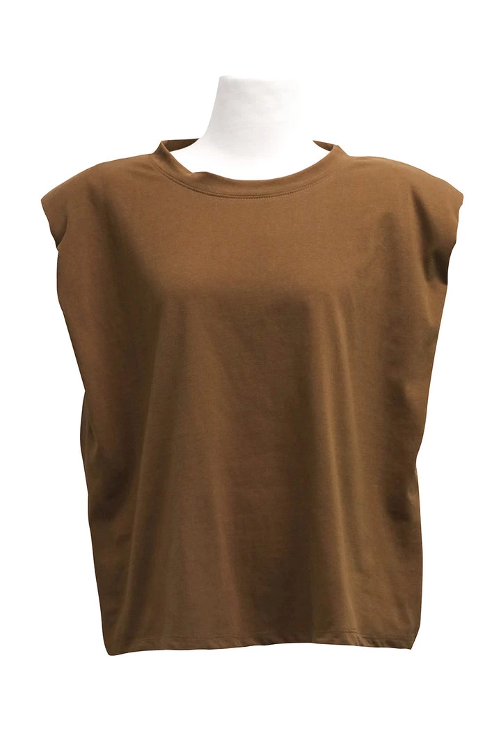 STORETS Elena Padded Shoulder T-shirt BEST-SELLERS