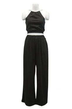 STORETS WHAT'S NEW Leah Halter Top And Pants Set