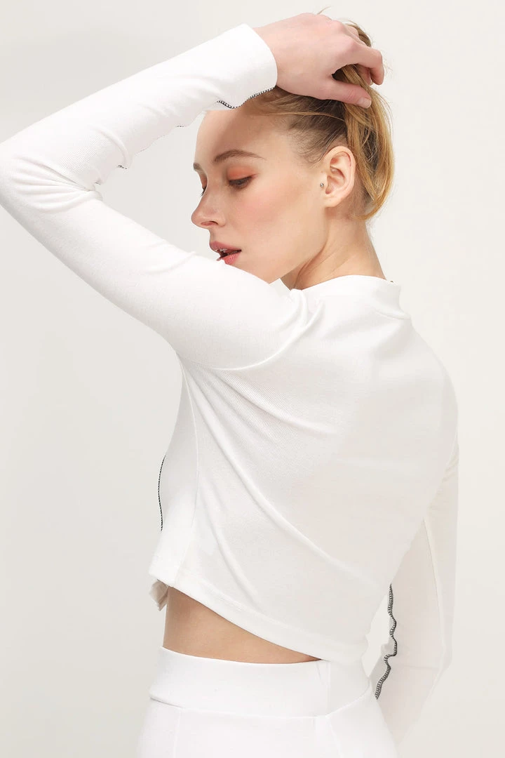 STORETS SALE Teagan Zip-Up Crop Top