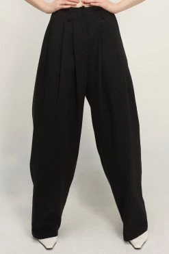 STORETS Lillian Pintuck Wide Leg Pants