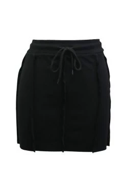 STORETS WHAT'S NEW Livy Frayed Sweat Skirt