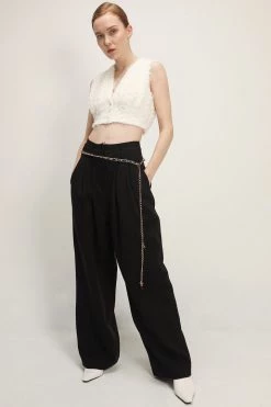 STORETS Lillian Pintuck Wide Leg Pants