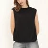 STORETS CLOTHING Juniper Padded Shoulder Knit Top