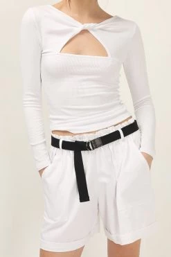 STORETS Noemi Folded Shorts And Belt Set