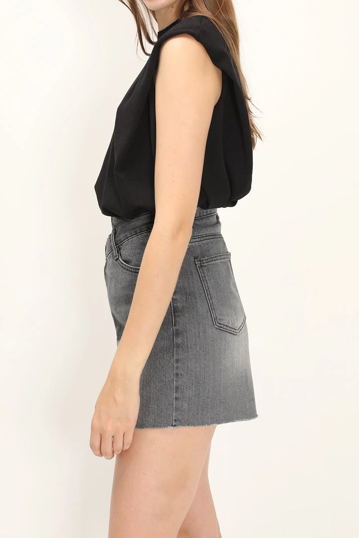 STORETS CLOTHING Juniper Padded Shoulder Knit Top