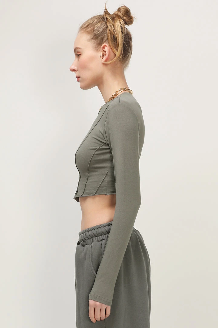 STORETS CLOTHING Zoey Flatlock Seam Top