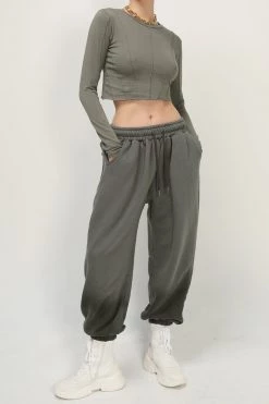 STORETS CLOTHING Zoey Flatlock Seam Top