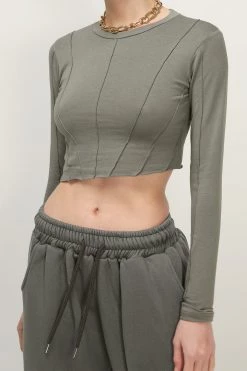 STORETS CLOTHING Zoey Flatlock Seam Top