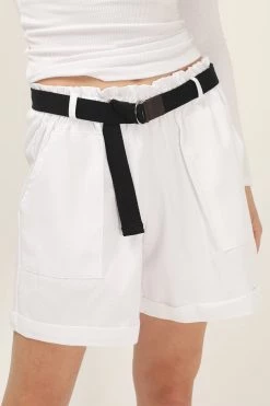STORETS Noemi Folded Shorts And Belt Set