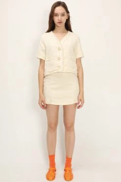 STORETS CLOTHING Blakely Tweed Jacket And Skort Set