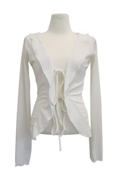 STORETS Bella Ruffle Cardigan WHAT'S NEW