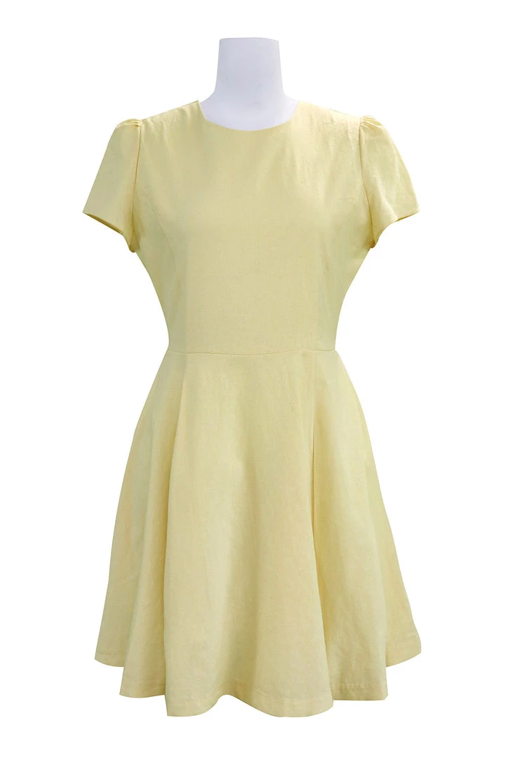 STORETS SALE CLOTHING Kelly Fit & Flare Linen Dress